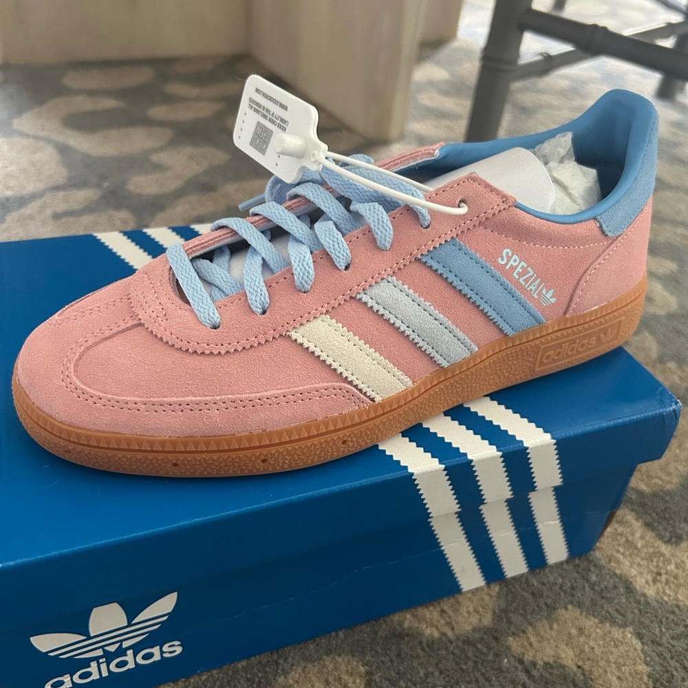 Adidas Spezial Pink and Blue Sneakers - Picture 7 of 7